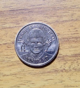 Teddy Sheringham England Football Squad Coin 98 World Cup Sainsbury Free UK P&P - Picture 1 of 3