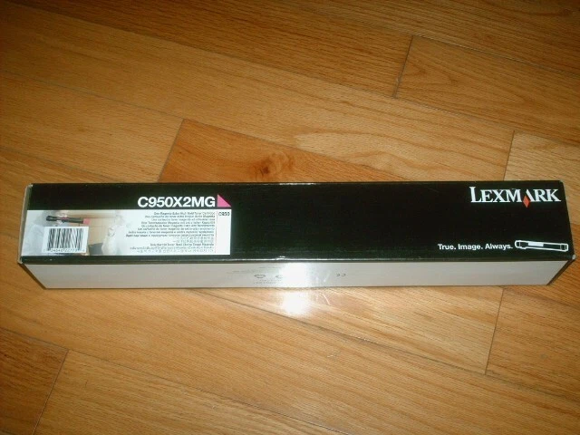 正品 LEXMARK EXTRA HI-YLD MAGENTA TONER CARTRIDGE C950X2MG C950 工厂密封 — 第 1/1 张图片