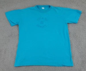 VINTAGE Gitano Spirit Shirt Mens Large Turquoise Single Stitch 90's Adult A46 - Picture 1 of 11