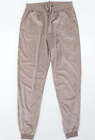 Sainsburys Womens Pink Polyester Jogger Trousers Size 8 L29 in Regular Tie