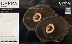 NEW Infinity KAPPA Series KAPPA683XF 6x8" Coaxial Car Audio Speakers, 1 Pair - Picture 1 of 2