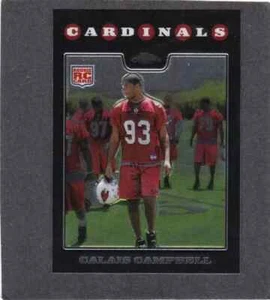 !!!    CALAIS CAMPBELL  TOPPS CHROME  ROOKIE   FOOTBALL CARD  $$ - Picture 1 of 1