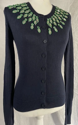 tori Burch beaded cardigan size XS Foto 1 de 4
