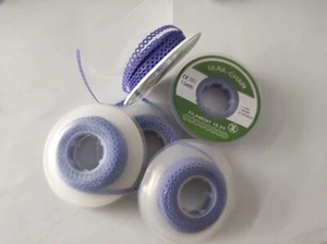 Bandas elásticas de cadena ultra eléctrica de 5 rollos púrpura cierre continuo 15 pies - Imagen 1 de 7