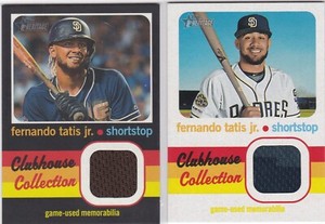 2020 Topps Heritage Fernando Tatis Jr Clubhouse Collection GU Jersey W/ BLACK