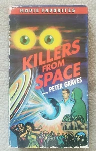 MOVIE FAVORITES "KILLERS FROM SPACE" STARRING PETER GRAVES VHS TAPE - Picture 1 of 1