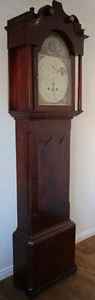 Antique Rare unusual moonphase hms victory rocking ship longcase clock - Picture 1 of 14