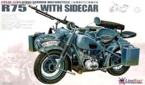 Great Wall Hobby L3510 WWII German Motorcycle R75 with Sidecar 1/35 - Bild 1 von 3