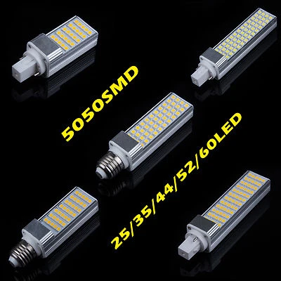 New E27 G24 3528 5050 SMD LED Spot Corn Light downlight Bulb Lamp Warm Day White - Image 1 of 4