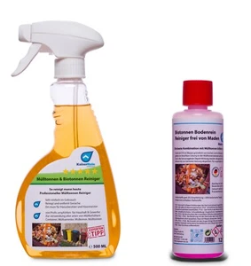 Set Mülltonnenreiniger & Biotonnenreiniger 0,5 L+ Bodenreiniger Langzeit 125 ml - Bild 1 von 4