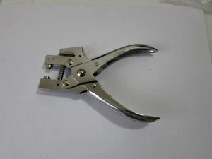Eyelet Pliers 4mm with Hole Punch For Paper Thin Leather - Picture 1 of 2