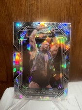 Stone Cold Steve Austin- 2023 Panini Prizm WWE - Card#197 - Cracked Ice Prizm
