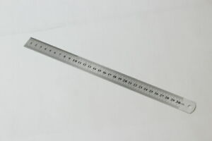 Stahllineal Stahlmaßstab Werkstattlineal Lineal Edelstahl Maßstab 300mm 30cm