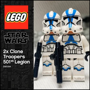 GENUINE LEGO Star Wars Minifigure 2x 501st Legion Clone Troopers sw1094 75280 - Picture 1 of 4