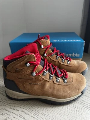 Columbia Women's Newton Ridge Plus Waterproof Amped Boot Elk/Mountain Red, 7.5 - Image 1 of 4