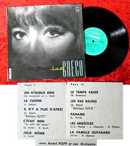 25cm LP Juliette Greco No. 7 w/ André Popp Orchestre (Philips B 76 515 R) F - Picture 1 of 1
