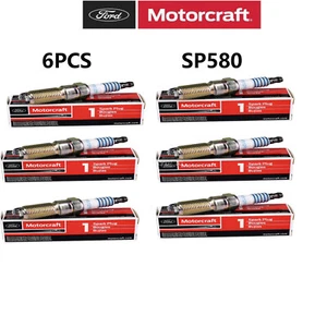 6PCS Motorcraft SP534 SP580 SP580X Iridium Spark Plug For Ford Edge Lincoln - Picture 1 of 8