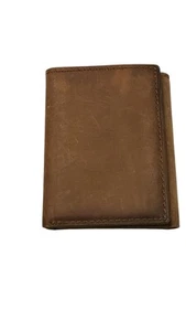 Wilsons Genuine Leather Soft Trifold Wallet Card Holder Dark Brown New - Bild 1 von 7