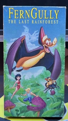 Ferngully The Last Rainforest (VHS 1992) Movie 5594 Fox Video Free Shipping - Image 1 of 4