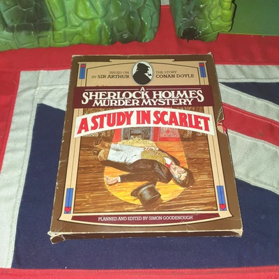 A Study In Scarlet SHERLOCK HOLMES MURDER MYSTERY Interactive Crime Dossier Game - Image 1 of 4