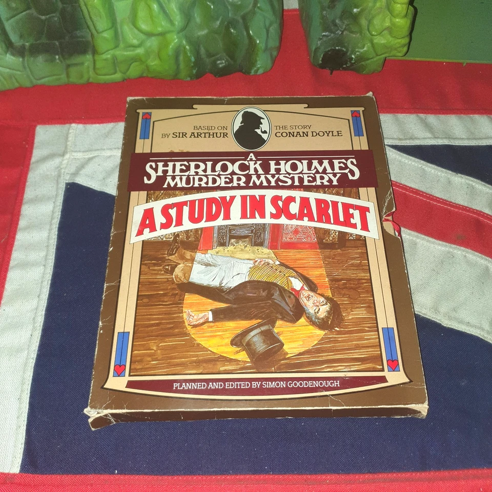 A Study In Scarlet SHERLOCK HOLMES MURDER MYSTERY Interactive Crime Dossier Game - Image 1 of 4