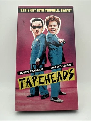 Tapeheads (VHS Tape 1988) John Cusack, Tim Robbins, Cult Comedy OOP Rare HTF FS - Image 1 of 4