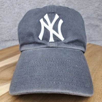 New York Yankees Hat Cap Fitted M Blue White Logo MLB Baseball Twins Mens - Image 1 of 4