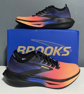 Brooks Hyperion 3 Run womans size 9 (Blue/ Coral/papaya (New) 120453-1B-478 - Image 1 of 4