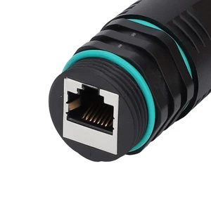 RJ45 Ethernet Connector Female To Female Cat3 Network LAN Cable Extender Ada NEW - Afbeelding 1 van 12