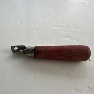 Vintage Stegmaier's Gold Medal Beer Bottle Opener Red Wooden Handle - Picture 1 of 5