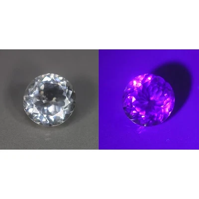 1.55 Cts_Antique Gem_100% Natural Unheated UV Fluorescent Color Change Scapolite - Image 1 of 4