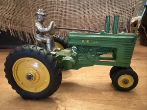 John Deere Arcade Made In The USA Farm Tractor Gusseisen Originallack - Bild 1 von 10