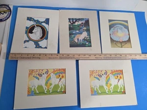 Unicorn Prints Lot 5 Mated Horse - Picture 1 of 6