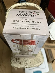 Wichtel Weihnachtstassen gestapelt - Bild 1 von 3