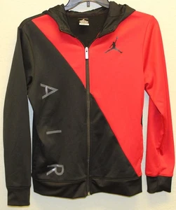 Nike Jordan Jungen XL 13-15 Jacke Therma-Fit Jordan schwarz rot Full Zip Hoodie - Bild 1 von 8