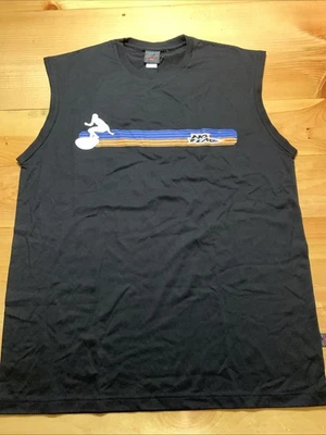 Camisa sin mangas vintage No Fear para hombre grande negra surfista Foto 1 de 4