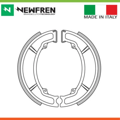 Brand New * Newfren * Rear Brake Shoes For YAMAHA IT490 490cc '83-84 - Image 1 of 3