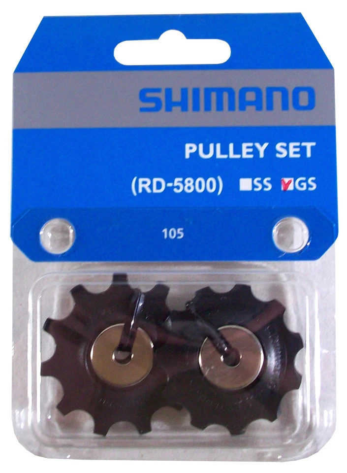 SHIMANO 105 GALETS DERAILLEUR ARRIERE 11 VITESSE RD-5800 CHAPE LONGUE GS VELO - Photo 1/3