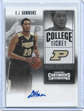AJ Hammons-2016-17 Panini Contenders Draft Picks Basketball Autograph #154