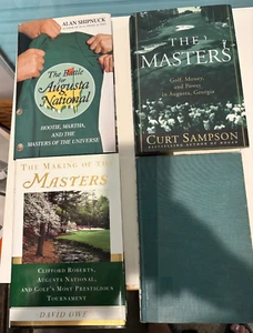 Golf Books on The Masters Augusta National Curt Sampson Clifford Roberts - Picture 1 of 9