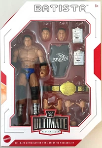 WWE Best of Ultimate Edition #4 BATISTA Action Figure Wrestling Mattel NEW 2024 - Foto 1 di 8