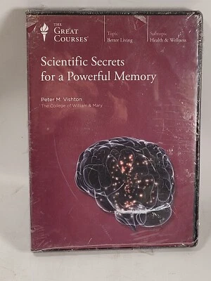 The Great Courses Scientific Secrets for a Powerful Memory Peter M Vishton - Image 1 of 3