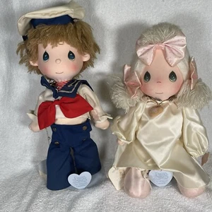 Precious Moments LAST FOREVER Applause TIMMY #4580 UND ANGIE #4569 BEIDE AUF STÄNDER - Bild 1 von 9