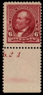 U.S. #224 MNH F-VF PNS #23 w/ Clean PSAG Cert - Image 1 of 4