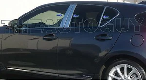 2011 2012 2013 2014 LEXUS CT200H STAINLESS STEEL 6 PC PILLAR POST MOLDING SET - Picture 1 of 2