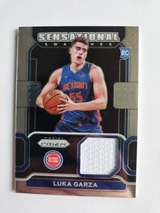 2021-22 Panini Prizm - Sensational Swatches Luka Garza #SW-LGA (MEM, RC) - Picture 1 of 2