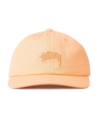 Gorra Stussy TONAL STOCK BAJA Rosa Melocotón Bordado Logo Ajustable Para Hombre Foto 1 de 4