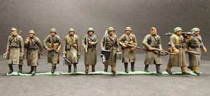 1/72 WWII Winter Combat Suit German Army 10PCS Soldier 3D Painted Model Prop - Bild 1 von 9