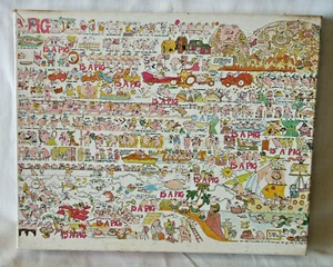 Vintage A Pig Is A Pig Puzzle Sue Sturgill 550 Pieces Great American Complete - Picture 1 of 5