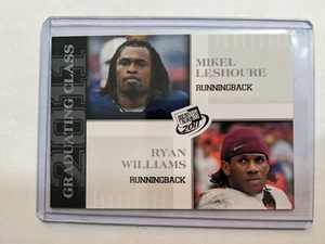 2011 Press Pass MIKEL LESHOURE RYAN WILLIAMS RC #99 VIRGINIA TECH HOKIES - Picture 1 of 2